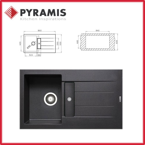 Pyramis ATHLOS (86X50) 1 1/4B 1D