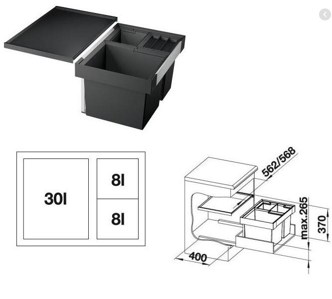 BLANCO FLEXON XL II 60/3