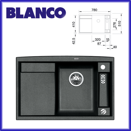 BLANCO AXIA II 45S SILGRANIT