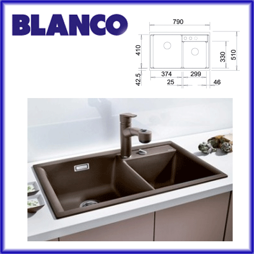 BLANCO AXIA II 8 SILGRANIT