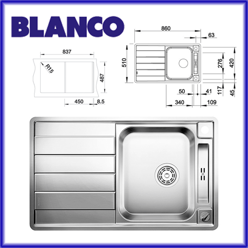 BLANCO AXIS II 45S