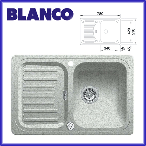 BLANCO CLASSIC 45S SILGRANIT