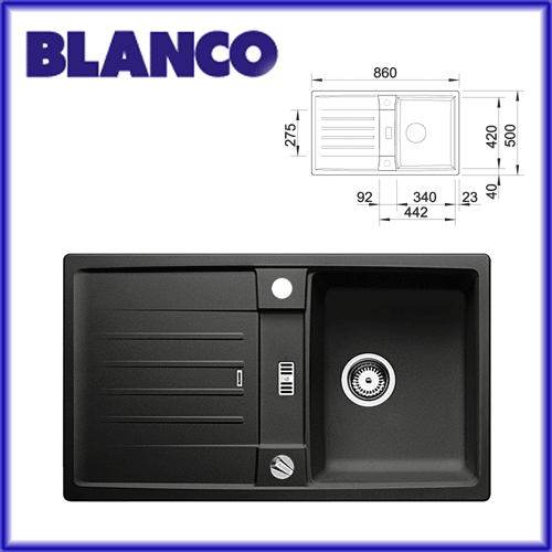 BLANCO LEXA 45S SILGRANIT