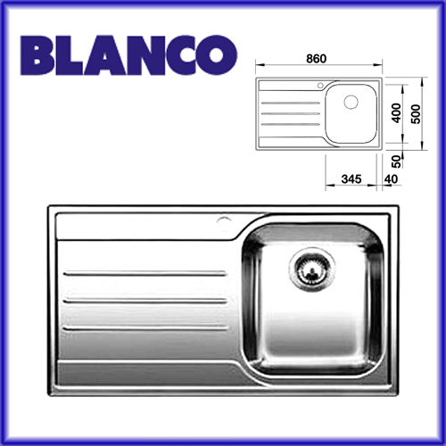 Blanco MEDIAN 45 S