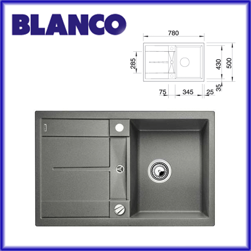 BLANCO METRA 45S SILGRANIT