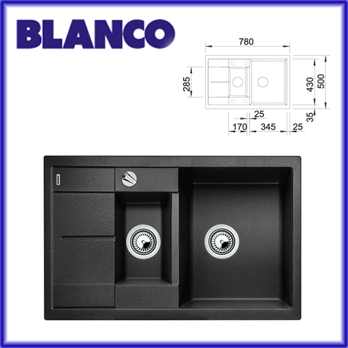 BLANCO METRA 6S Compact SILGRANIT