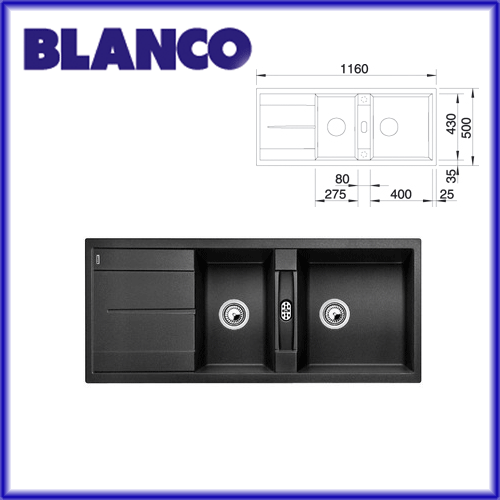 BLANCO METRA 8S SILGRANIT