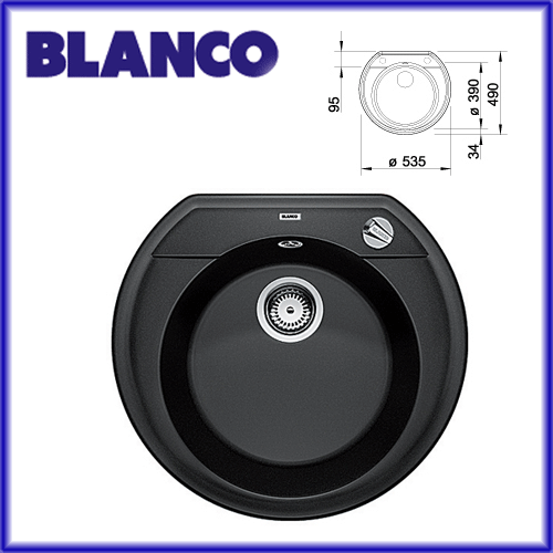 BLANCO RONDOVAL 45 SILGRANIT