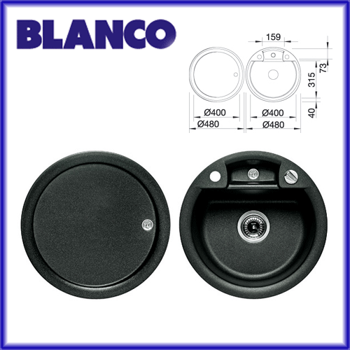 BLANCO RONDO PRO Set  SILGRANIT