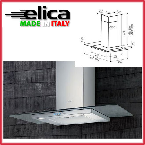 ELICA FLAT GLASS IX/A/90