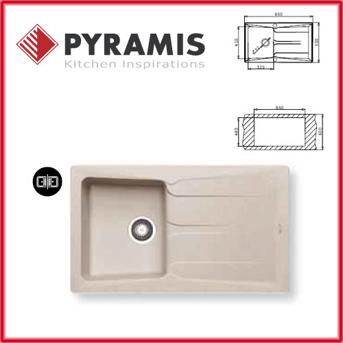 PYRAMIS PETRA 86x50 1B 1D