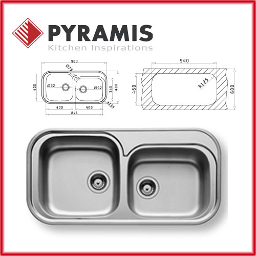 Pyramis JUMBO 96x48 2B