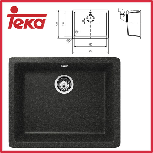 Teka RADEA 490/370 TG за вграждане под плот - 40143661